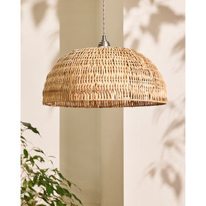 Roscoe ที่บังแสงเพดานในร่มทรงโดมขนาดใหญ่ใส่ง่ายทันสมัยแบบดั้งเดิมชาวเอเชียแบบเรียบง่ายหวายจากชายฝั่งทะเลญี่ปุ่นแบบชนบท - Product Image 2