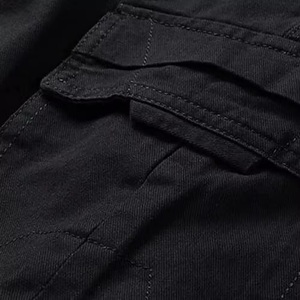 Short de pêche en nylon extensible à coupe sèche uni Short de pêche à taille élastique pour hommes Short de pêche en coton à séchage rapide - Product Image 3