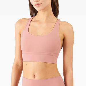 Débardeur court décontracté pour femmes en gros personnalisé, à séchage rapide, tricoté, sans manches, pour le yoga et le fitness - Product Image 2