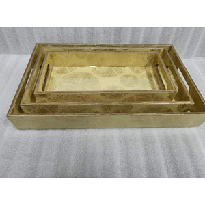 Bandeja de Servir Grande de Madera con Diseño de Motivos Reales, para Uso en Interiores y Exteriores, Disponible al Mejor Precio, Venta al por Mayor - Product Image 4