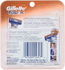 Gillette Fusion - Paquete de 4 - Product Image 6