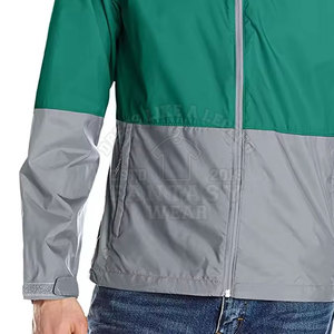 Vestes coupe-vent pour hommes dans un nouveau design Veste coupe-vent bon marché de haute qualité Mode Veste coupe-vent pour hommes - Product Image 3