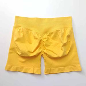 Shorts de yoga pour femmes en couleur unie, impression par décharge, vente en gros d'usine, qualité supérieure, personnalisable, élégant, doux, confortable, haut de gamme - Product Image 2