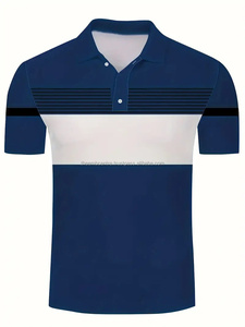 Gran oferta 100% Camiseta de algodón para hombre, logotipo personalizado, precio al por mayor, camiseta de manga corta para hombre, 2024 polos, polos para hombre - Product Image 6