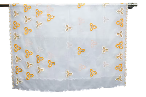 New Arrival Summer Floral Islamic Shawl for African Women with Heavy Embroidery and Rhinestone Breathable <b>Chiffon</b> <b>Scarf</b> - Product Image 4