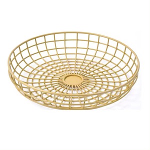 Durable Eco-Friendly Multi-Functional Metal Iron <b>Wire</b> <b>Storage</b> <b>Basket</b> Stylish Home Kitchen Fruit Premium Decorative Organizer - Product Image 6