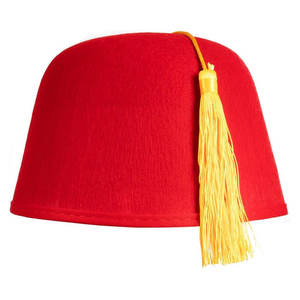 Venta al por mayor barato Masonic Order Of Eastern Star Black & Maroon Fez Cap Special Custom Maroon Fez Cap Custom Logo - Product Image 1