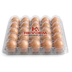 ถาดใส่ไข่พลาสติกใส PP/PET แบบใช้แล้วทิ้ง 30 หลุม ยี่ห้อ Hevdem Ambalaj ทนทาน พร้อมบริการพิมพ์ลายตามสั่ง - Product Image 3