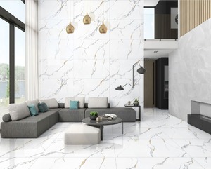 Baldosas de cerámica pulidas vitrificadas brillantes avanzadas modernas de 600x1200 para paredes y suelos interiores y exteriores - Product Image 1