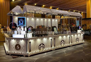 Diseño brillante, Mostrador de buffet ligero, decoración de fiesta, banquete de fibra personalizado, fabricante de catering, EE. UU., tamaño personalizado - Product Image 2