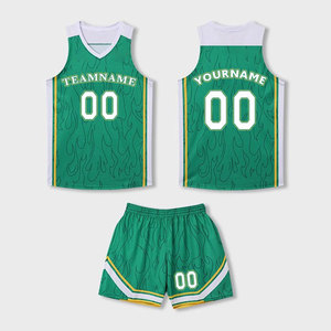 Conjunto de Jersey y pantalones cortos sin mangas de secado rápido personalizado para torneos de baloncesto de verano y partidos de entrenamiento - Product Image 1