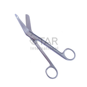 Tijeras para Vendajes Lister de 7.5 Pulgadas, Instrumentos Quirúrgicos de Acero Inoxidable, Tijeras Médicas para Enfermeras, Médicos de Emergencias, Traumatología y Primeros Auxilios - Product Image 5