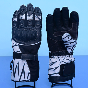 High-Speed Genuine Leather Motorbike Racing <b>Gloves</b> for Adults Touchscreen Sports <b>Gloves</b> for Outdoor Cycling Motorbike Riding - Product Image 1