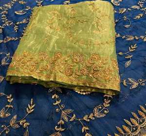 ชุดผ้าไหมโปร่งบางพิมพ์ลายสำหรับปากีสถานซาลวาร์ - Product Image 1