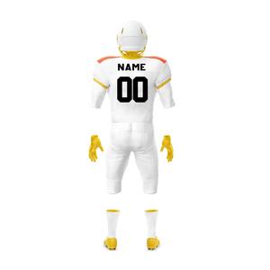 Maillot de football américain personnalisé pour hommes, polyester, séchage rapide, bretelles réglables, manches courtes - Product Image 4