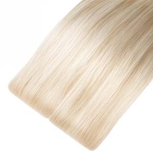 ผมต่อแบบเทปอิน บราซิลเลี่ยน เรมี่ ฮิวแมนแฮร์ แบบตรง สีบลอนด์ผสมแอช # ผมจีนบริสุทธิ์ 18a/1001 - Product Image 1