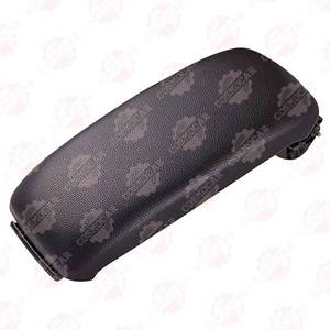 A3 8P bracciolo in pelle portabicchieri anteriore nero - Product Image 1
