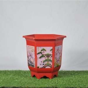 Maceta Hexagonal Alta - Product Image 1