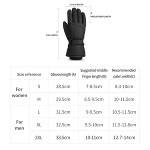 NOUVEAU Gants de ski pour hommes et femmes ultralégers imperméables pour l'hiver, gants chauds pour le snowboard, gants de moto coupe-vent pour la neige. - Product Image 6
