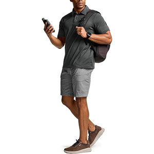 Polo tactique à manches courtes pour hommes Golf Performance Top Lightweight Dry Fit UPF 50 + Piqué - Product Image 3