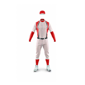 2025 Vente en gros Uniformes de baseball personnalisés de haute qualité Maillots de baseball américains Design respirant Chemises 100% polyester Ensembles THT - Product Image 2
