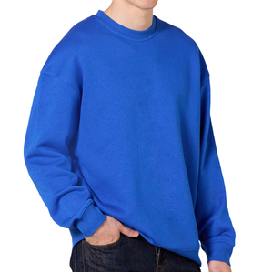 Sudadera de tela deportiva suave de peso pesado de diseño único para hombres sudadera transpirable de mezcla de algodón básico para hombres - Product Image 6