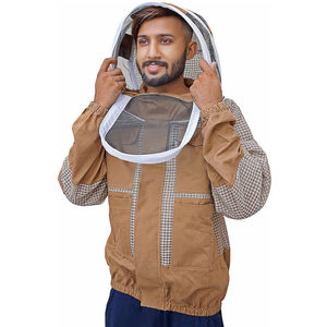 Traje de apicultura de alta calidad, Chaqueta de algodón, ropa ventilada, chaqueta de seguridad transpirable y cómoda para apicultura, servicio OEM - Product Image 5
