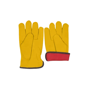 Guantes de Conducción de Cuero Cálidos para Hombre, Guantes para Clima Frío, Hechos en Fábrica, Guantes de Cuero de Buena Calidad para Hombre - Product Image 1