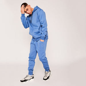 Ensemble de survêtement décontracté à capuche grande taille avec logo personnalisé, faible MOQ, OEM, en molleton, avec options d'impression, broderie et design sur demande - Product Image 1