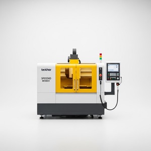 เครื่องจักรกลซีเอ็นซีแนวตั้ง 5 แกน รุ่น Brother SPEEDIO M140X1 ความเร็วสูง อัตโนมัติ รองรับงานหลายอย่างพร้อมกัน สำหรับงานกัดกลึงในอุตสาหกรรม - Product Image 5