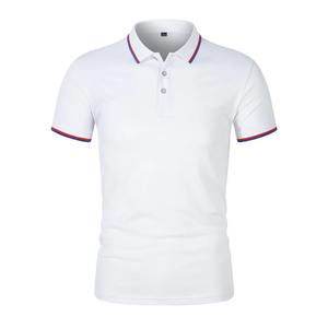 T-shirt en coton avec logo personnalisé T-shirt décontracté à manches courtes pour homme OEM ODM T-shirt uni Fabricant de gros Polos grande taille pour homme - Product Image 3