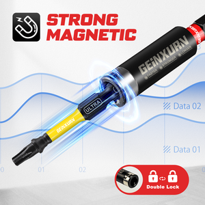 Set di punte Per cacciavite Torx industriale Ultra grado 25MM 50MM 53 pezzi Per Set con codice colore T7 T8 T9 T10 T15 T20 T25 T27 T30 T40 - Product Image 5