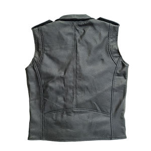 OEM Custom Design <b>Men's</b> Vintage Leather Outer Wear <b>Mens</b> <b>Vests</b> Sleeveless Jackets Style <b>Vests</b> for <b>Men</b> - Product Image 4