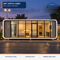 Cabina Prefabbricata Apple da 20ft/40ft per Aree Panoramiche, Installazione Rapida per Attrazioni Turistiche e Parchi Culturali