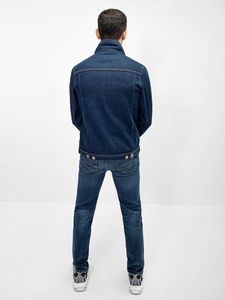 Chaqueta Vaquera Casual para Hombre, 100% Algodón, Ecológica, Resistente al Viento, Transpirable, Diseño Invernal, Servicio OEM, Logotipo Personalizado - Product Image 4