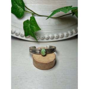 Navajo Handmade Sonoran Gold Turquoise & Sterling <b>Silver</b> Fashion <b>Cuff</b> <b>Bracelet</b> - Product Image 1