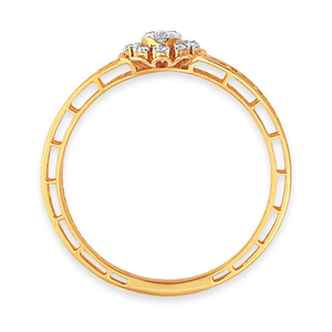 Anillo de compromiso de diamante cultivado en laboratorio de forma redonda de 2,0 quilates, último diseño, anillo de diamante de oro amarillo de 14K certificado IGI para mujer - Product Image 3