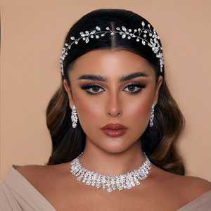 Bridella BHP142 <b>Silver</b> Rhinestone & Crystal Bridal <b>Headband</b> with Comfortable Fit for Weddings Proms & Formal Events - Product Image 4