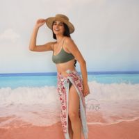 Pareo de Playa Ligero de Algodón 100% con Estampado Personalizado, para el Verano, Venta al por Mayor, Falda y Bufanda de Playa Estilo Boho