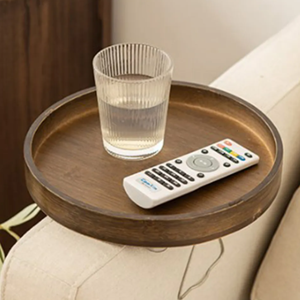 Meilleures ventes Fauteuil de canapé rond en bois d'acacia Plateau de service en bois Décoration de salon de l'usine du Vietnam - Product Image 3