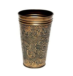 Antique Brass Flower Pot for Garden Decor Modern Design Floral Embossed <b>Copper</b> Planter for Wholesale Decorative Use - Product Image 5