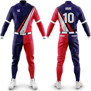 Nouvelle arrivée, uniforme de baseball coloré pour adultes, vêtements de sport, uniforme de baseball sublimé et vierge, qualité supérieure, vente chaude - Product Image 4