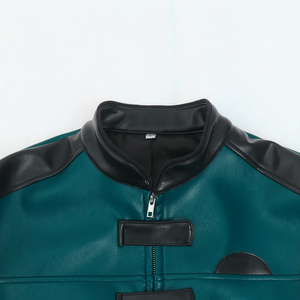 แจ็กเก็ตหนังสำหรับผู้ชายคอลเลคชั่นฤดูหนาวสไตล์หรูหรา - Product Image 3