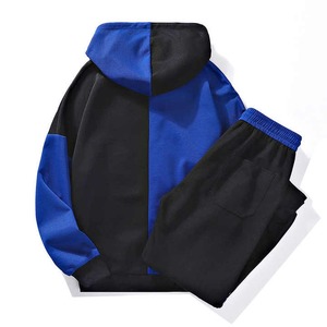 Conjunto de chándal y pantalones de chándal holgados de gran tamaño para hombre, conjunto de Sudadera con capucha y pantalones de chándal, estilo informal estampado para seguimiento de verano - Product Image 6