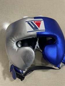 Protector de Cabeza de Boxeo de Alta Calidad 2025, Cuero Genuino Blanco Cromado, Modelo Heart Winning, Protector de Mejillas MS-HG-55 - Product Image 5