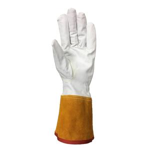 Gants de soudage TIG en cuir de chèvre de 12 pouces Keystone Thumb Cowhide Cuff Outdoor Heavy Work Anti-Impact Anti-Cut Anti-Static - Product Image 6