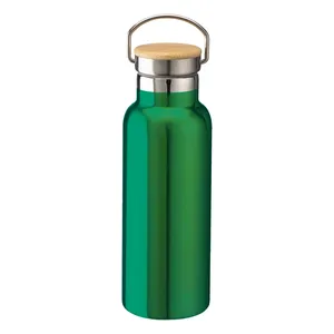 Bicchieri Termici in Acciaio Inossidabile di Thermos con Design Personalizzato in Bambù - Product Image 5