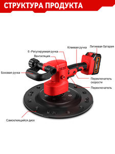 <span class=keywords><strong>Ponceuse</strong></span> à cloison sèche électrique 1800W sans brosse 380MM <span class=keywords><strong>Ponceuse</strong></span> à cloison sèche 1200W <span class=keywords><strong>Ponceuse</strong></span> à paroi sèche pour batterie <span class=keywords><strong>Makita</strong></span> 18v - Product Image 4