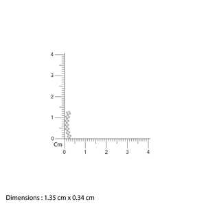 Boucles d'oreilles en or de qualité supérieure avec clous en diamant cultivé en laboratoire - Product Image 1