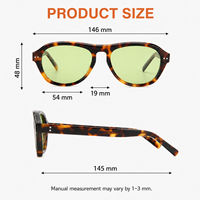 Lunettes de soleil en acétate Mellume OEM ODM, lunettes de soleil noires en acétate, logo personnalisé, marque privée, fournisseur d'usine d'optiques pour hommes et femmes